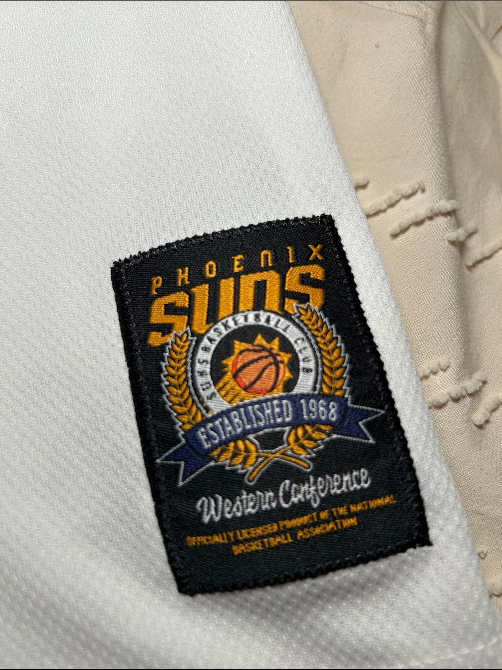 White Phoenix Suns Basketball Jersey - Picture 4 of 6
